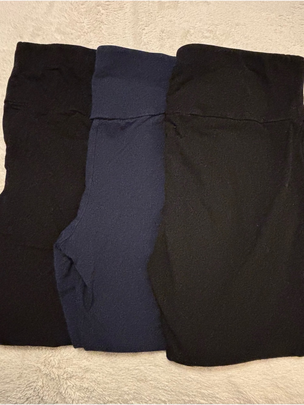 Terra & Sky Leggings - 3 Pack❤️ 2 Black, 1 Navy size 1X (16-18)